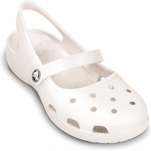 Crocs Karin Mary Jane White Size 9